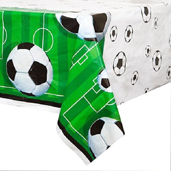 Mantel Plástico Rectangular de Fútbol