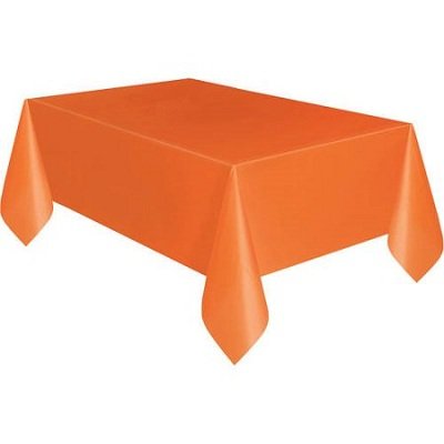Mantel Plástico Rectangular Naranja