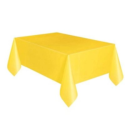 Mantel Plástico Rectangular Amarillo