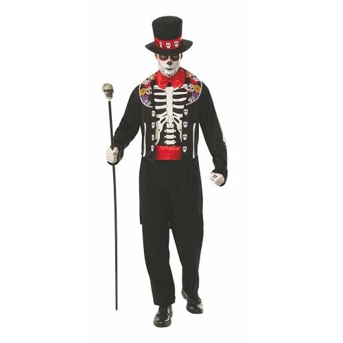 Disfraz Voodoo Dia De Los Muertos Hombre Adulto Talla Única