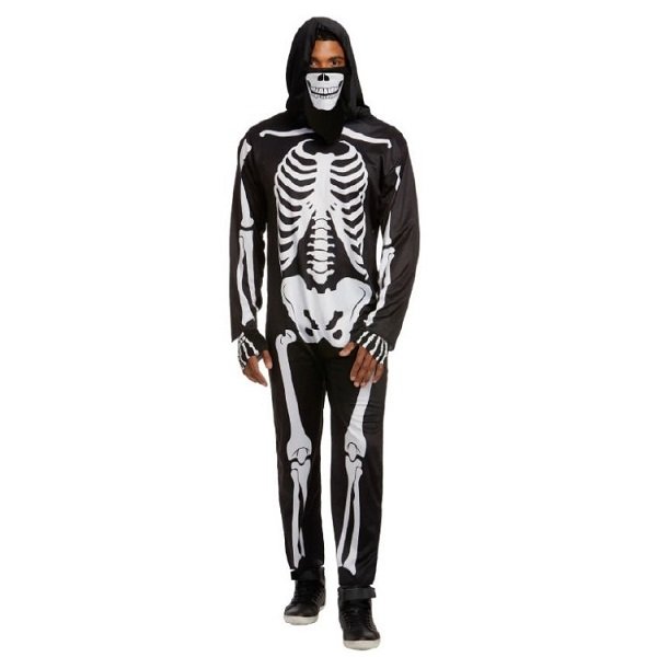 Disfraz De Esqueleto Mr. Boneyard Hombre Adulto Talla M