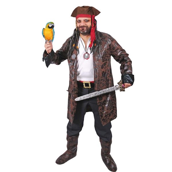 Disfraz Pirata Del Caracas Hombre Adulto Talla XL