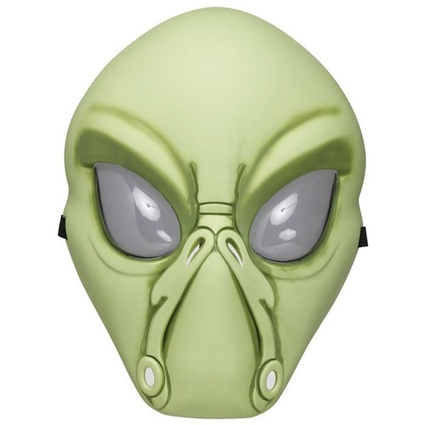 Mascara Alien Verde Talla Única Adulto