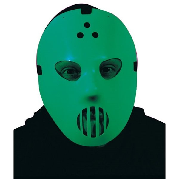 Mascara Jason De Hockey Glow Talla Única Adulto