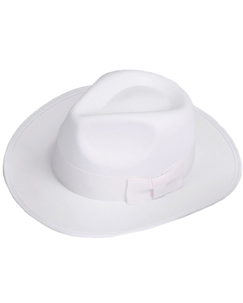 Sombrero Fedora Blanco