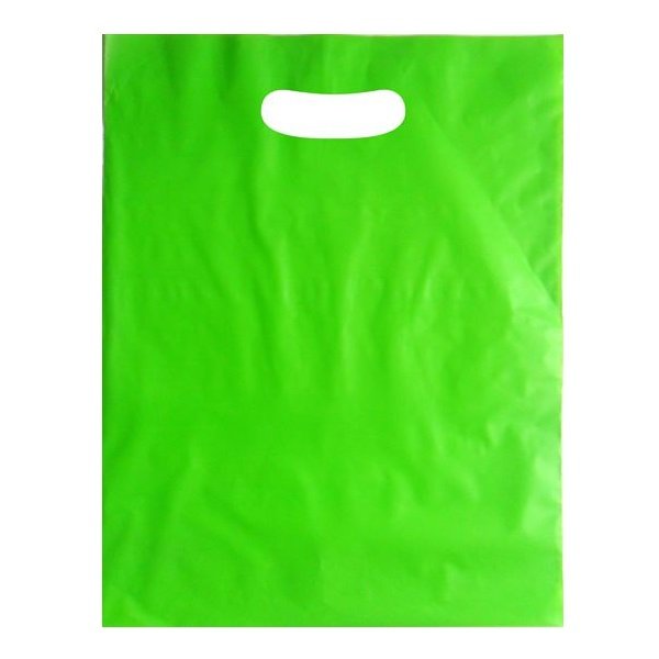 Bolsas Plásticas Verde Manzana para Piñatas
